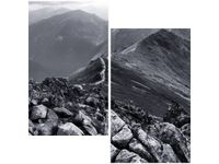 60X60CM WIDOK GÓRSKI DWU OBRAZ ŚCIAN