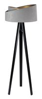 Lampa stojąca GEMSTONE szara/złota/czarna