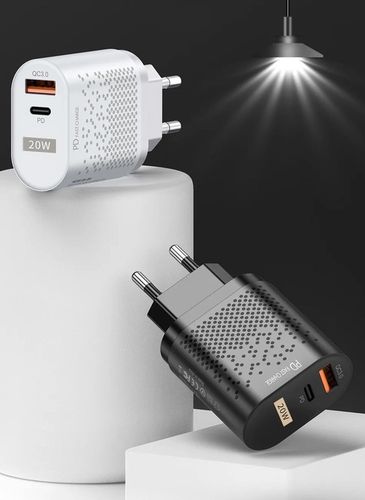 SZYBKA ŁADOWARKA QC USB QUICK CHARGE 3.0 USB-C PD 20W MOCNA TYP C ZASILACZ na Arena.pl