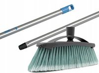 zestaw miotła eco miękka 30 cm + kij do szczotki z gwintem