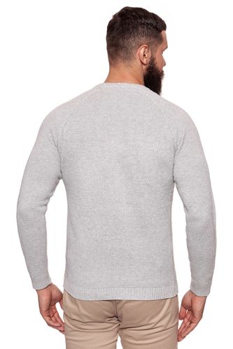 LEE STRUCTURED CREW KNIT GREY MELE L84EOC37 S na Arena.pl