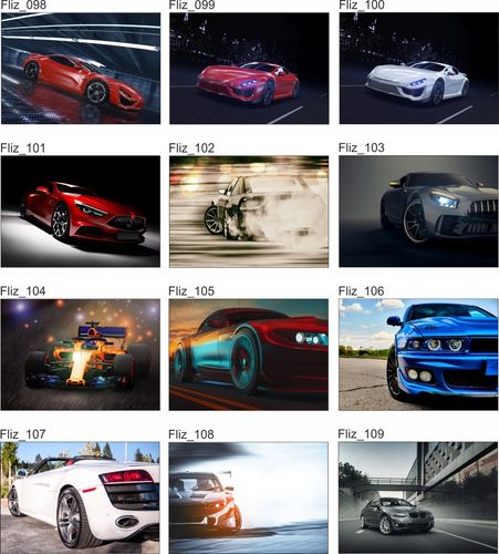 FOTOTAPETA samochody Ferrari BMW 3D 300x210 FLIZ na Arena.pl