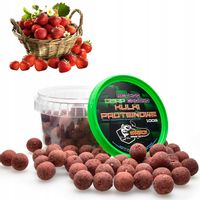 KULKI PROTEINOWE MARGROM 16mm 100g aromat TRUSKAWKA przynęta