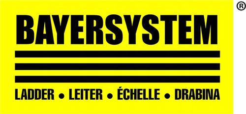 Drabina aluminiowa 1x8 Bayersystem przystawna 150kg na Arena.pl
