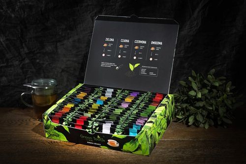 Zestaw herbat 100 saszetek Green Touch liściasta na Arena.pl
