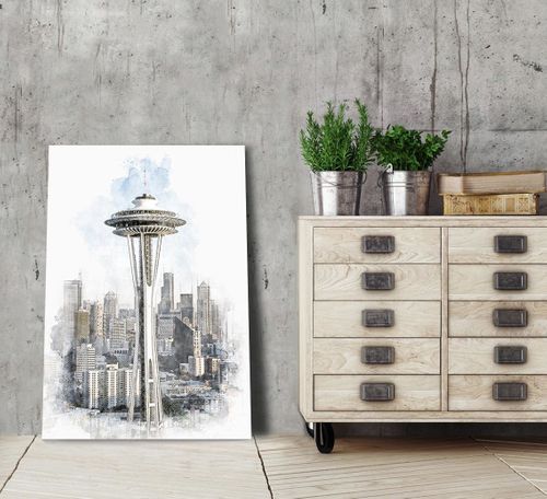 Deco Panel, Wieża Space Needle w Seattle 40x60 na Arena.pl