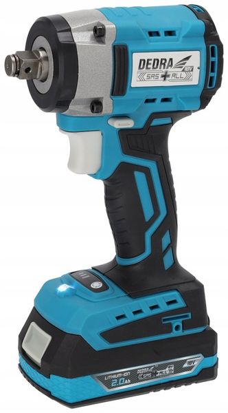 KLUCZ UDAROWY DEDRA akumulatorowy SAS+ALL 2Ah 350Nm 1/2" +Torba narzędziowa zdjęcie 7