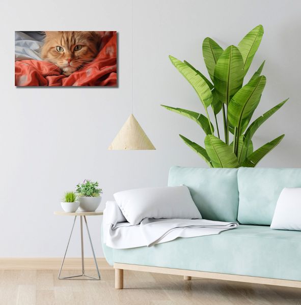 Obraz 60x30cm Mruczący Spokój zdjęcie 2