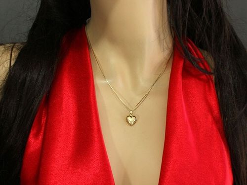 Złota zawieszka 585 gładkie serduszko bez kamieni idealne na prezent modny na Arena.pl