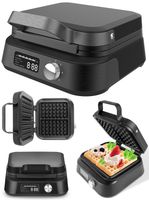 Gofrownica z Regulacją Temperatury Wyświetlacz LCD WM2200W