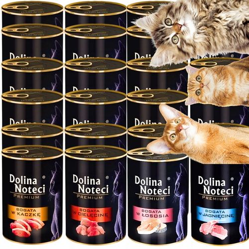 Dolina Noteci dla kota karma mokra puszka KOT mix 4 smaków bez zbóż na Arena.pl