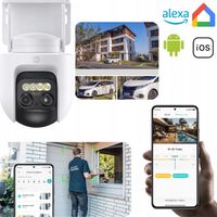 Zestaw 2x Kamera Zewnętrzna Xiaomi CW7000 2.5K 360 do Monitoring Domu Firmy