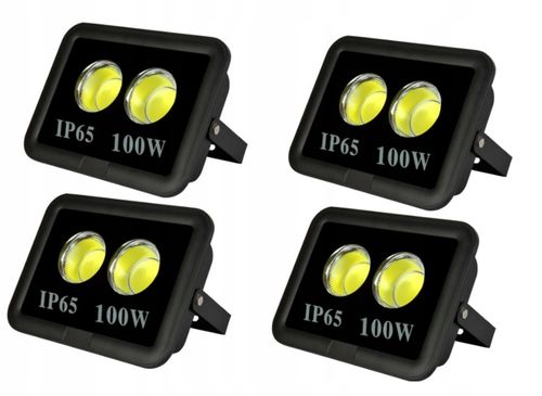 4x HALOGEN NAŚWIETLACZ 100W COB na Arena.pl