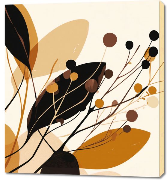 Obraz 90x100cm Jesienne Sylwety zdjęcie 1