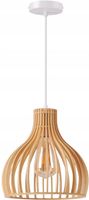 LAMPA SUFITOWA DREWNIANA regulowana wysokość 95 CM