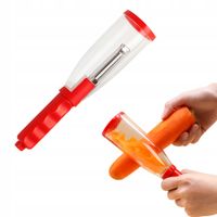 Obieraczka Do Warzyw I Owoców Z Pojemnikiem TSG-621 Plastikowa Czerwona