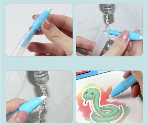 Uniwersalna mata wodna do malowania rysowania wodą zestaw z mazakami XXL na Arena.pl