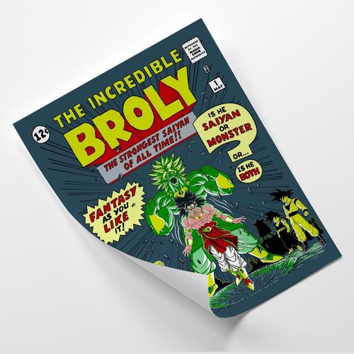 Plakat, Broli Dragon Ball 40x60 na Arena.pl