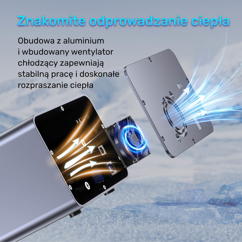 Unitek Obudowa RAID do dysku SATA 2.5''/3.5'' – 4 tryby, 40TB, 5Gb/s na Arena.pl