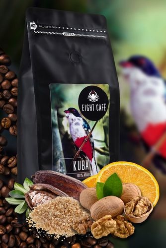 Kawa Mielona Świeżo Palona 100% Arabica Kuba 500G Eight Cafe na Arena.pl