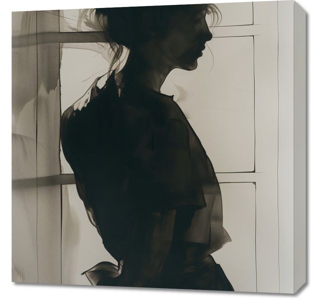 Obraz 70x70cm Półcień Zarysu zdjęcie 1