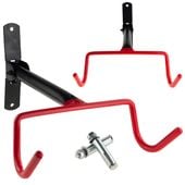 WIESZAK NA ROWER UCHWYT ŚCIENNY ROWEROWY 2 HAKI