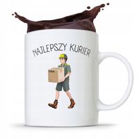 Kubek Prezent Dla Kuriera Najlepszy Kurier Prezent Z Nadrukiem Ze Zdjęciem