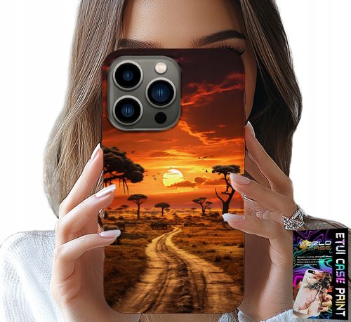 ETUI DO IPHONE 16 PRO - SAFARI AFRYKA ZACHÓD SŁOŃCA PIĘKNE WIDOK na Arena.pl