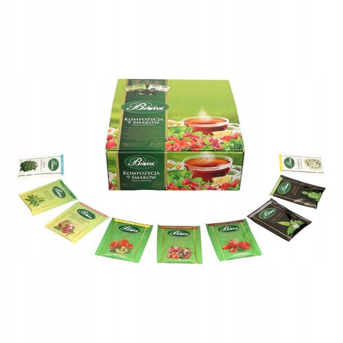 Zestaw herbat w kopertach Bifix 9 smaków 450szt 2g na Arena.pl