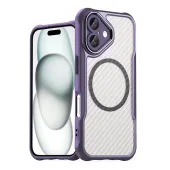 etui silikonowe leading series magsafe do iphone 16 - fioletowe