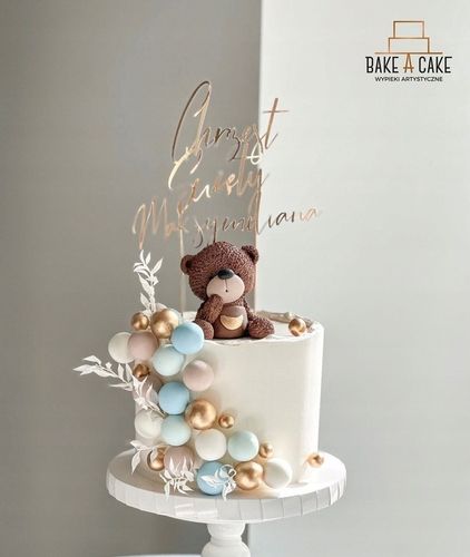 Podkład pod tort Z ZAKŁADKAMI 25cm BIAŁY KOMUNIA URODZINY na Arena.pl