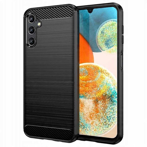 Spacecase Carbon Galaxy A24 4G Black zdjęcie 5