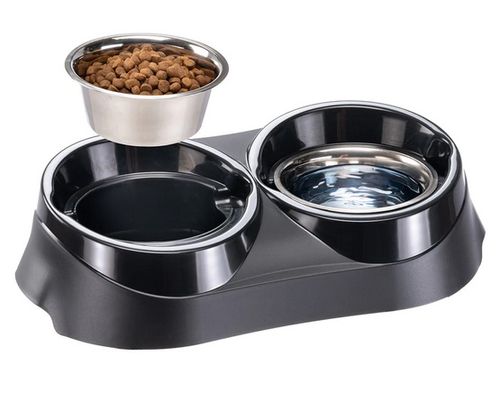 Zestaw misek ze stali nierdzewnej dla psa - Ferplast Duo Feed 2 x 900ml na Arena.pl
