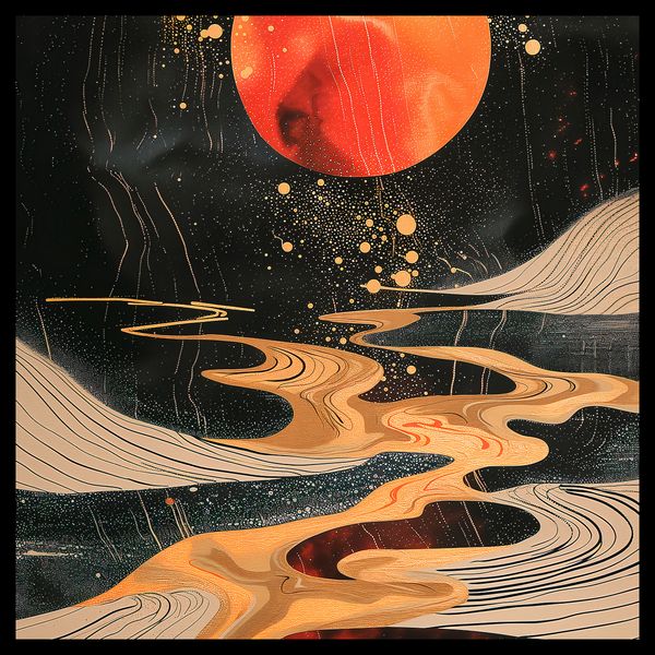 Plakat 40x40cm Planetarny Taniec zdjęcie 2