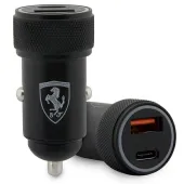 Ładowarka samochodowa Ferrari PD-QC 3.0 20W Fast Charge - czarna