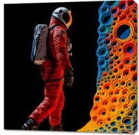 Obraz 90x90cm Eksplorator Nowych Światów