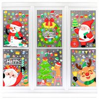 NAKLEJKI NA OKNA SZYBY ŚWIĄTECZNE DEKORACJE OZDOBY NA ŚWIĘTA 6 ARKUSZY A4