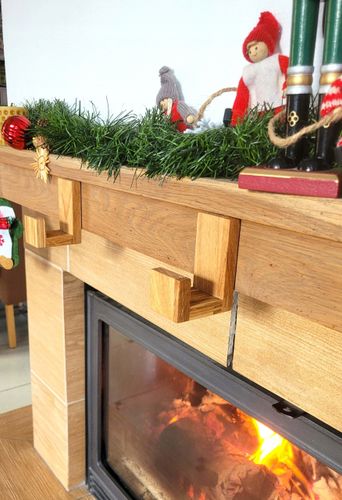 Drewniany Wieszak Samoprzylepny na Skarpety Prezenty Kominek Dębowy Haczyk na Arena.pl