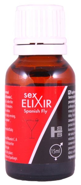 Krople Podniecające Dla Obojga Sex Elixir Spanish Fly 15 Ml zdjęcie 3