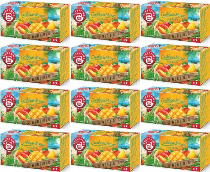 (x12) TEEKANNE 20tb Caribbean Mango zdjęcie 1