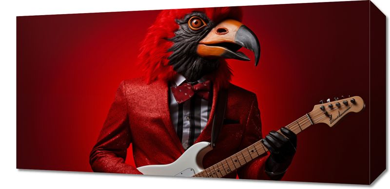 Obraz 60x30cm Zwierzęcy Rock'n'Roll zdjęcie 1