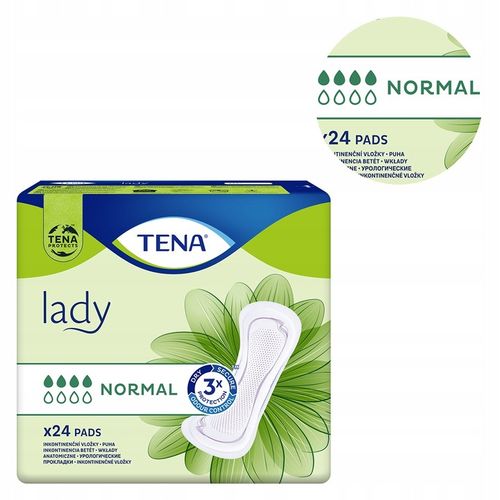 Podpaski urologiczne na nietrzymanie moczu TENA Lady Normal wkładki na Arena.pl