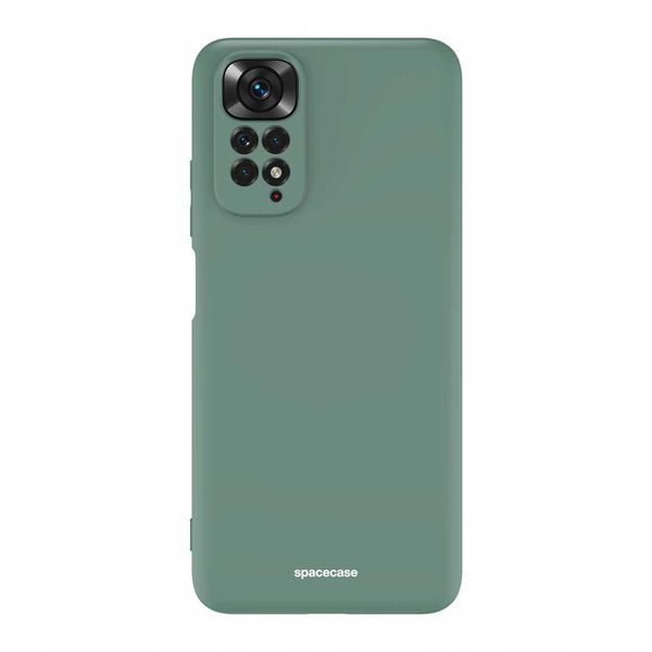Spacecase Silicone Case Redmi Note 11/11S Dark Green zdjęcie 9