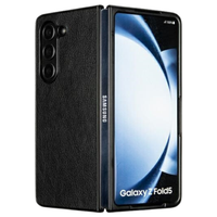beline etui leather case sam z fold 6czarny/black