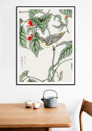 Plakat 60x80cm Tree-Creeper. Kashu Japoński Vintage do Salonu na Arena.pl