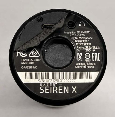 MIKROFON POJEMNOŚCIOWY DO KOMPUTERA USB RAZER SEIREN X STREAMING YOUTUBE na Arena.pl