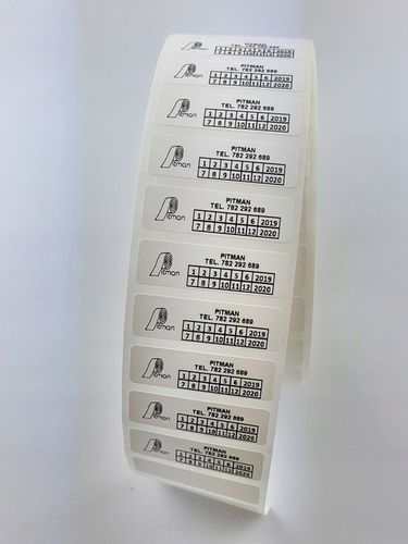 PLOMBA GWARANCYJNA KRUSZĄCA BIAŁA 40*12 mm 500 szt na Arena.pl