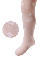 Rajstopy dziecięce ażurowe motylki ecru 40 DEN 0-6 miesięcy YOCLUB