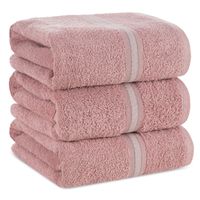 Ręcznik Tris 30X50 cm pudrowy z ozdobną bordiurą elegancki