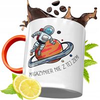 Kubek Pomarańczowy Dla Magazyniera Prezent Z Nadrukiem Ze Zdjęciem